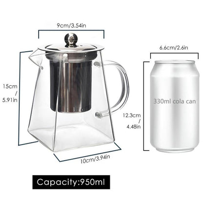 Glass Teapot Set